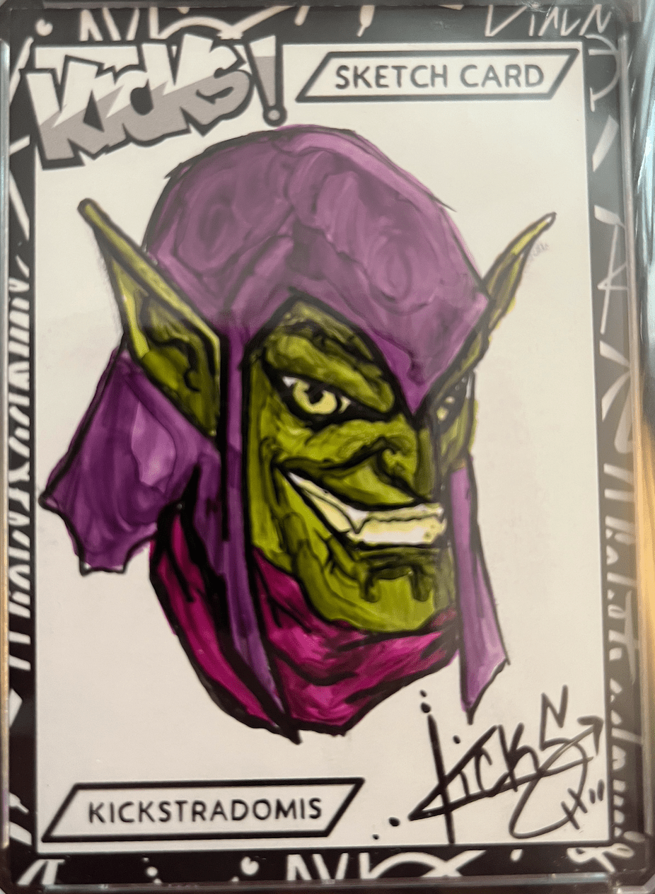 Kicks! 1of1 Sketch Green Goblin