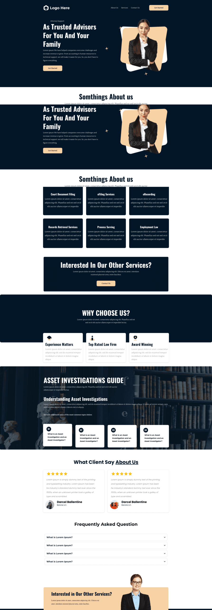 Legendary Leads Funnel Template - Attorneys