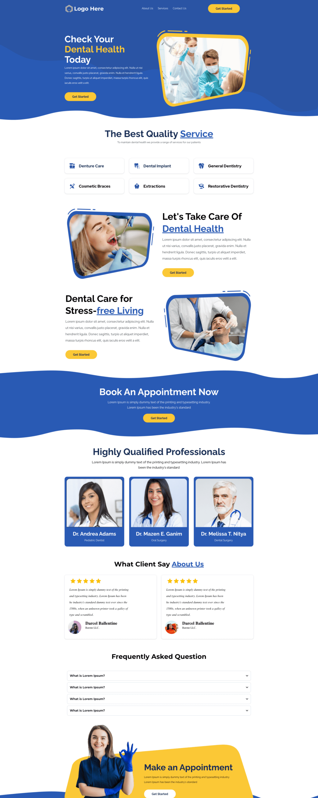 Legendary Leads Funnel Template - Dentist