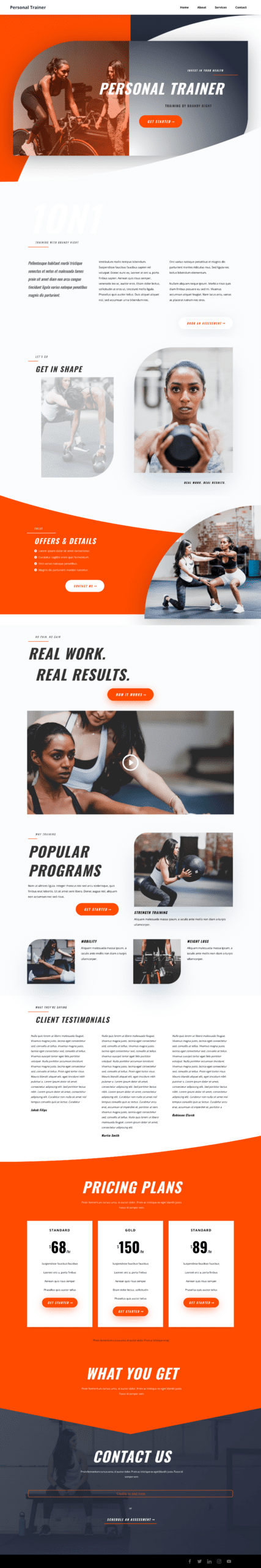 Legendary Leads Funnel Template - Fitness