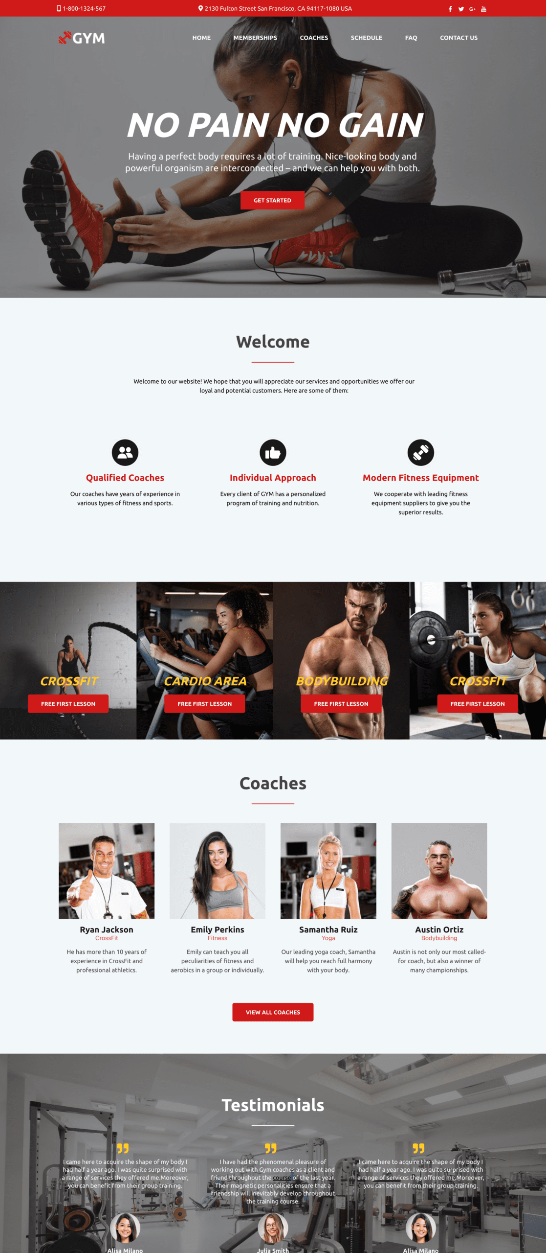 Legendary Leads Funnel Template - Gym