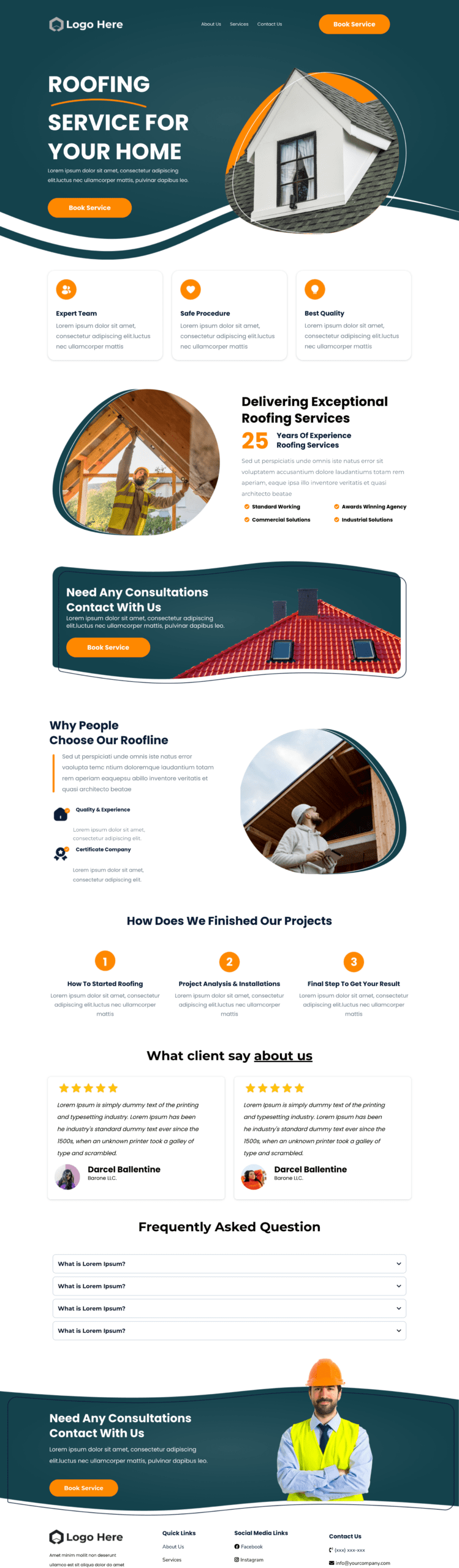 Legendary Leads Funnel Template - Roofing