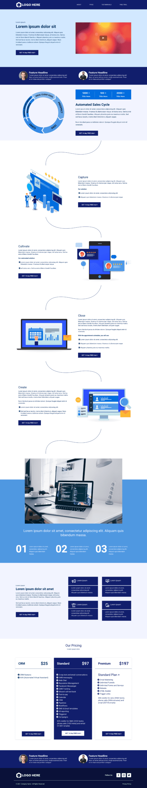 Legendary Leads Funnel Template - Software