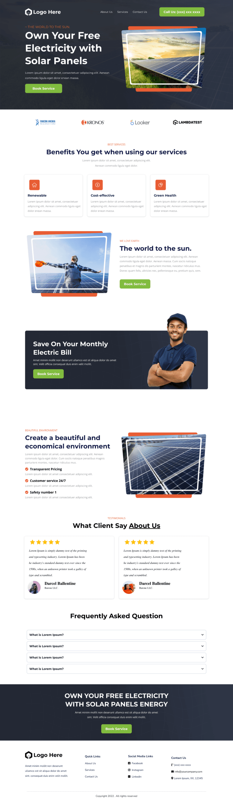 Legendary Leads Funnel Template - Solar