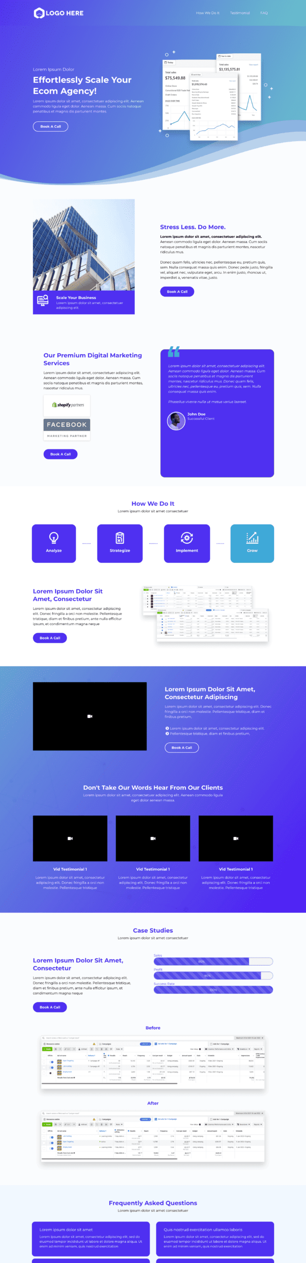 Legendary Leads Funnel Template - eCommerce